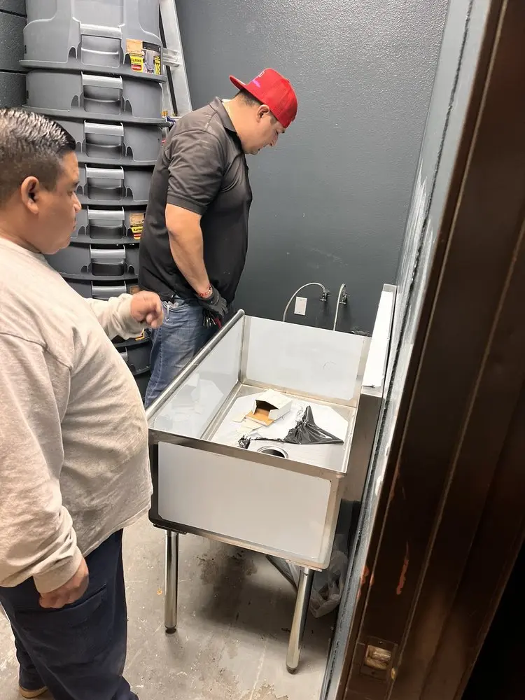 Commercial plumbing and sink installation in Arrowind